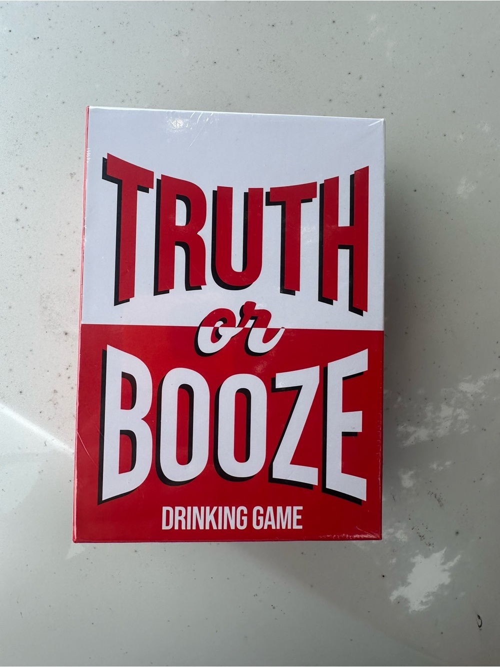 Truth or Booze Drinking Game - Red